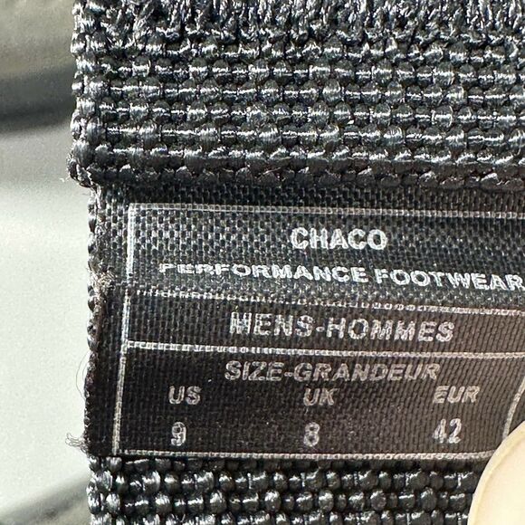 Chaco Z/Cloud Men's Size 9 Shoes Black Gray Adjustable Outdoor Casual Sandals - Picture 15 of 15